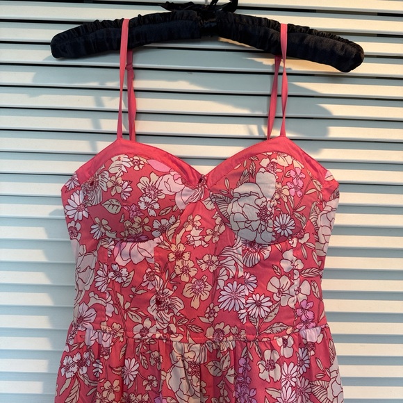Floral Pink Spaghetti Strap wide leg Jumper - Picture 1 of 3